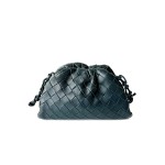 Bottega Veneta The Pouch Intrecciato Leather Clutch